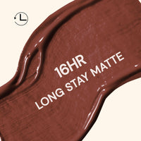 Elqora Cosmetics | Matte Liquid Lipstick I Long Lasting I Transferproof & Smudgeproof I Lasts upto 16hrs I I 4 ml, Amber brown