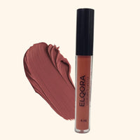 Elqora Cosmetics | Matte Liquid Lipstick I Long Lasting I Transferproof & Smudgeproof I Lasts upto 16hrs I I 4 ml, Vintage Petal